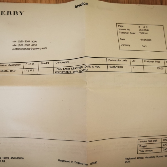 Burberry bright red quilted lamb skin camera bag - Picture 8 of 8